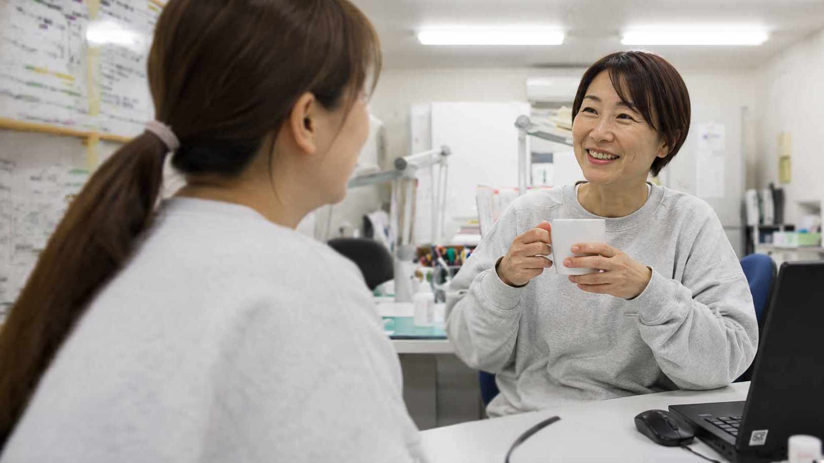 管理者候補の仕事の様子